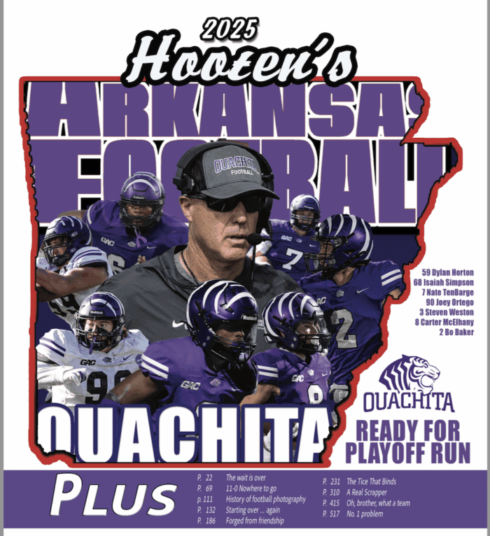 OUACHITA Cover- 2025 Hooten's Arkansas Football Magazine
